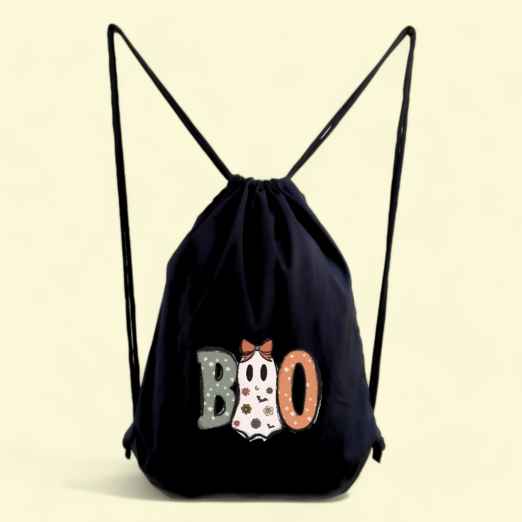 STRINGBAG KAIN DRILL PREMIUM MOTIF BIO Tas ransel serut drawstring gymsack sekolah kuliah olahraga h