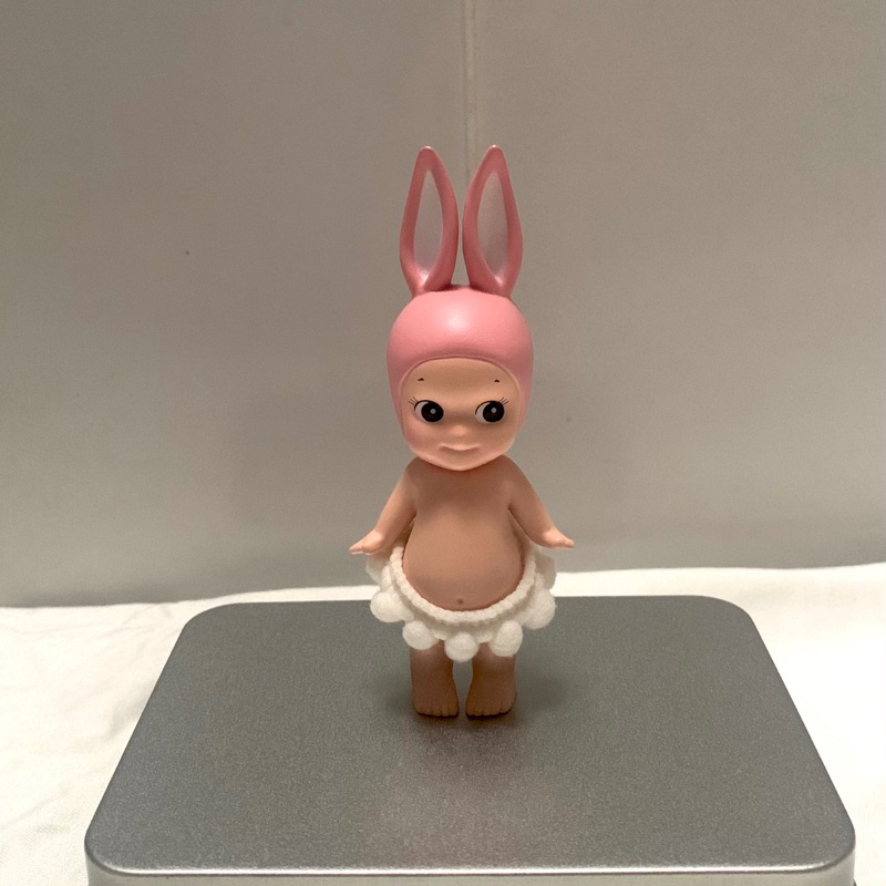 READY SONNY ANGEL ANIMAL REG RABBIT with pom pom white skirt || regular series dreaming harvest hipp