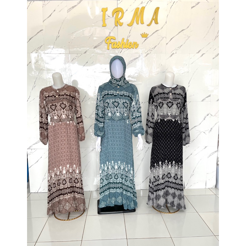 NABILA SET Gamis + hijab