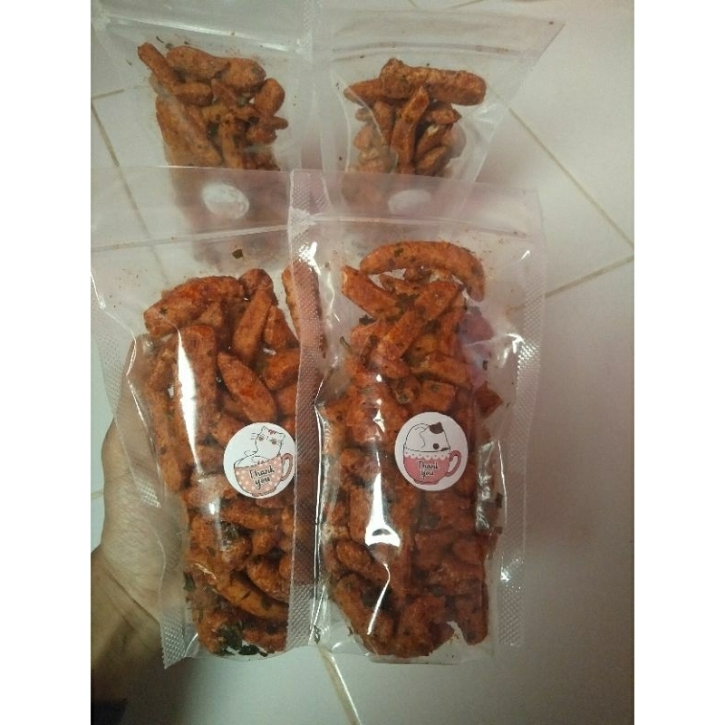 

Basreng pedas daun jeruk