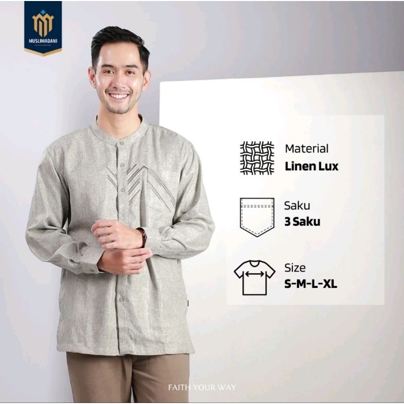 Koko Lengan Panjang Muslimadani seri Arshal