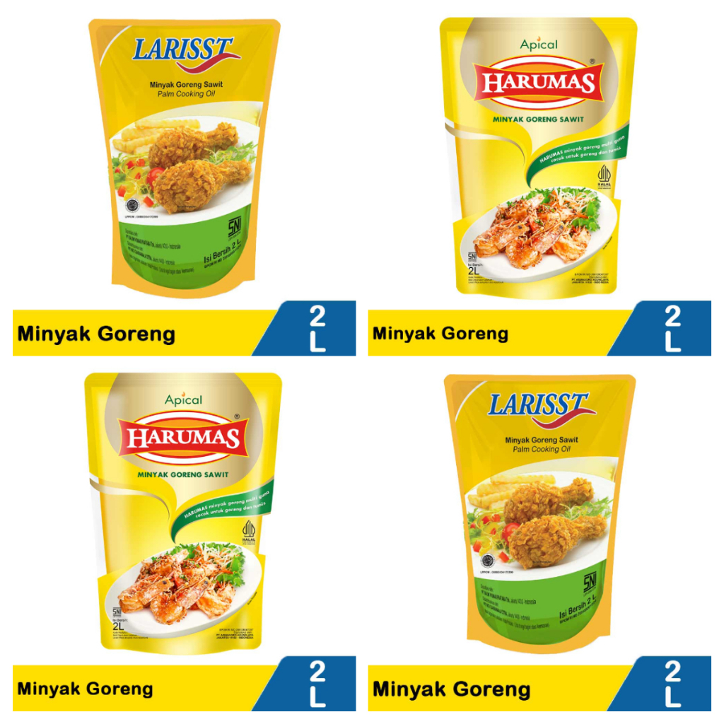 

Apical Harumas Larrist 2 liter Minyak Goreng Sawit Dapur Halal Palm Cooling Oil Kitchen Frying Oils Multi Fungsi Serba Guna Kebutuhan Memasak Makanan Ready New Stock Pekanbaru Riau Indonesia Gratis Free Bebas Ongkir COD Bayar Ditempat Ojek Gosend Grab