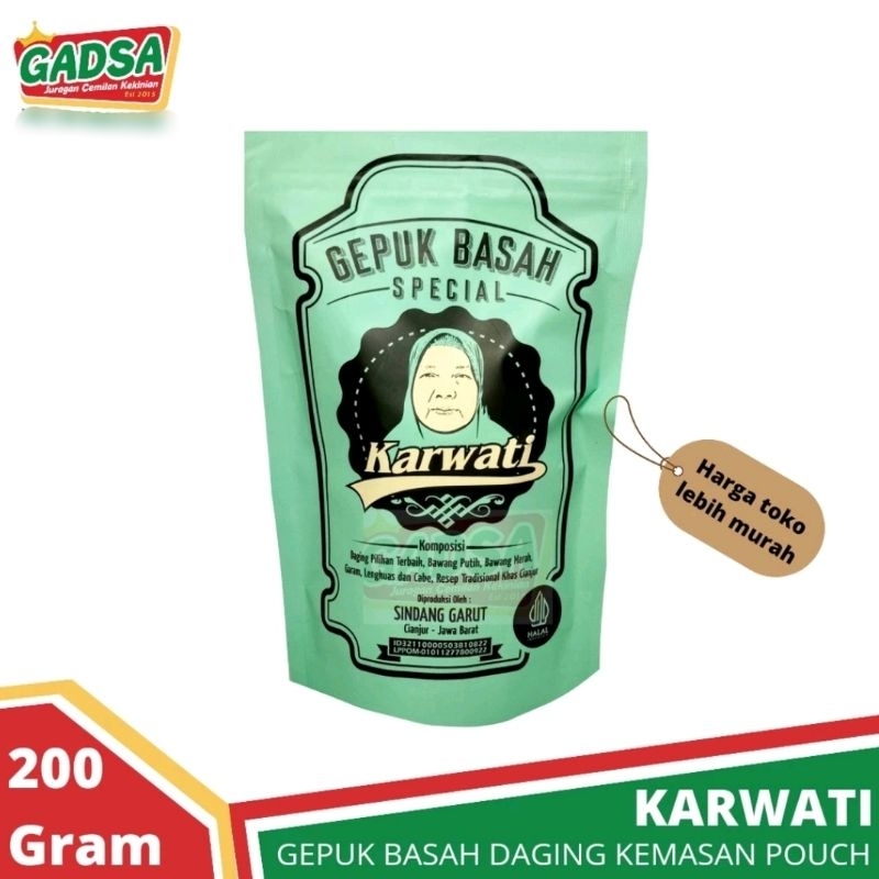 

Gepuk Basah Karwati Gepung Daging