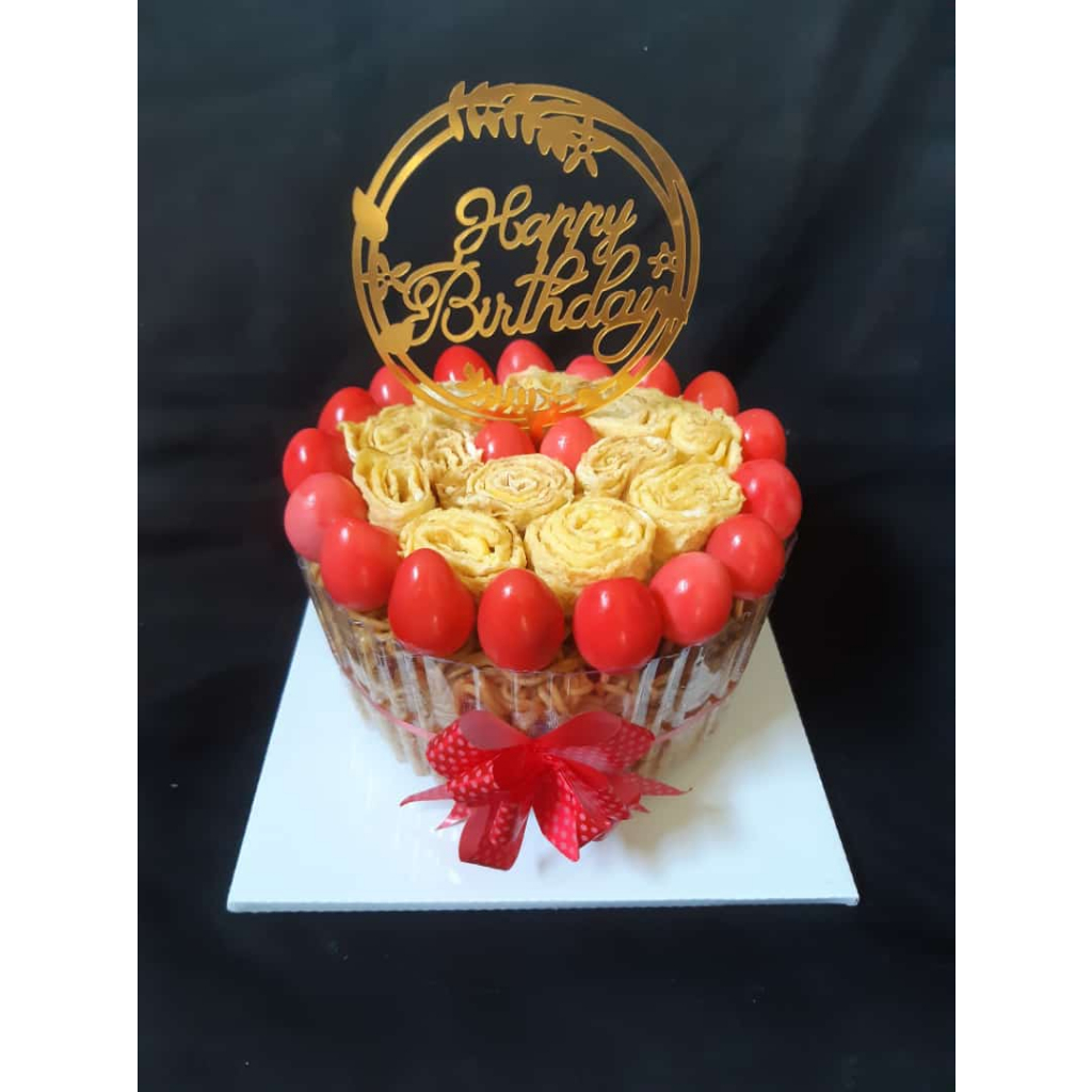 

mie ulang tahun / tart mie