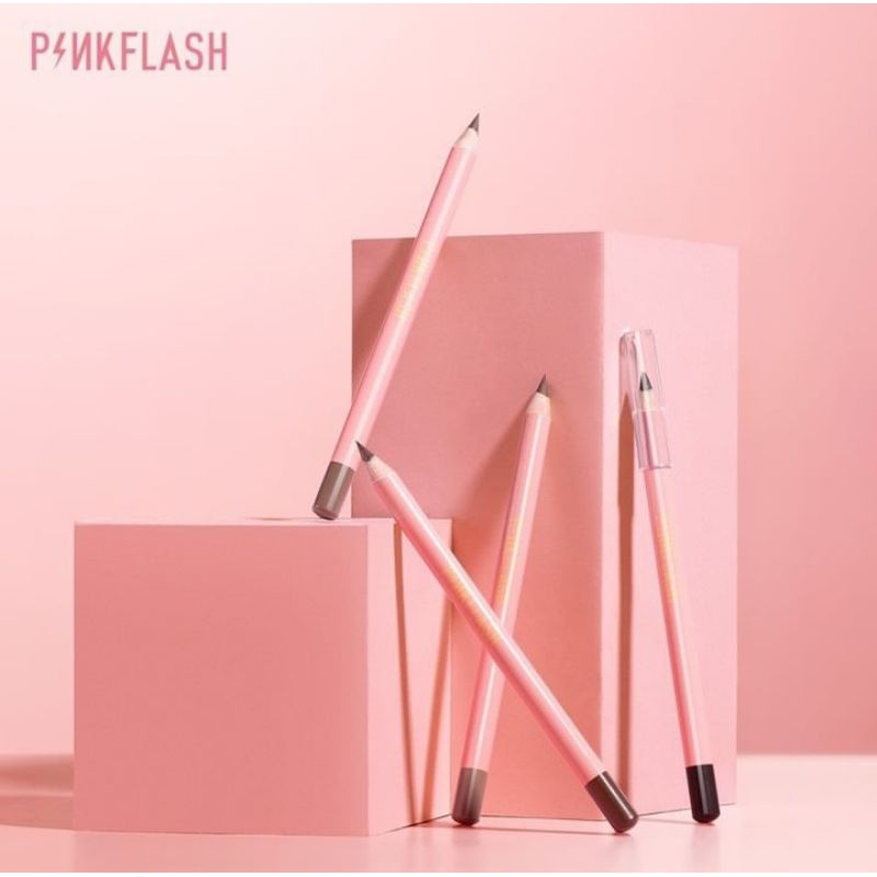 D&E | PINKFLASH Waterproof Easy Eyebrow Pencil  Ohmyemoji Pensil alis Pinkflash Pensil alis Pinkflas
