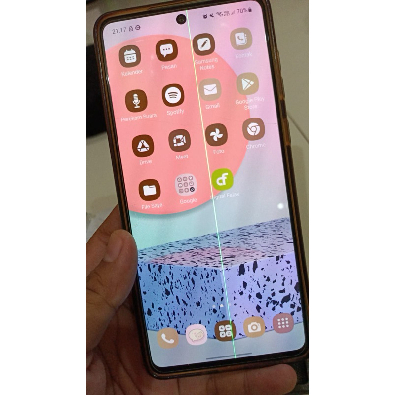 lcd samsung A73 5G original copotan