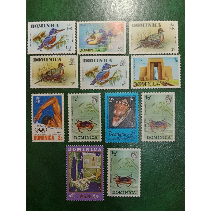 

Prangko Dominika 12 Pcs UN USED