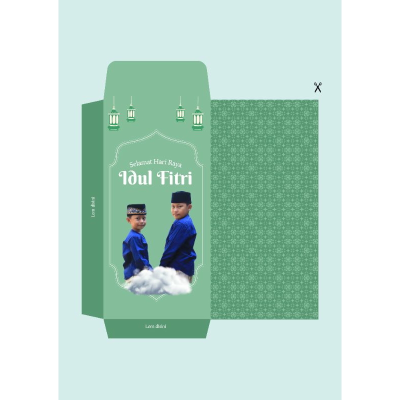 

Amplop lebaran murah bisa pakai foto sendiri