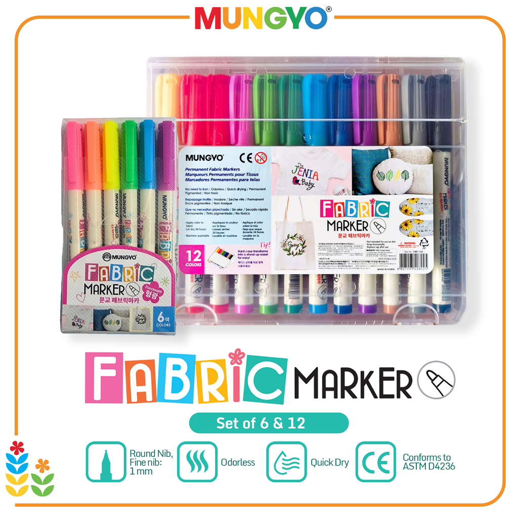 

Mungyo Fabric Marker Permanent Spidol Kain