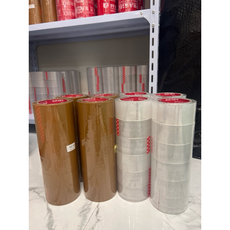 

Lakban Bening Coklat 48mm x 90yard 1 Slop (6 Roll