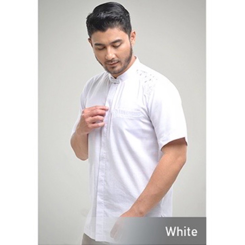 kemko alagar pdk - baju koko putih rabbani - koko putih pendek rabbani - rabbani - kemko hufadz pdk 