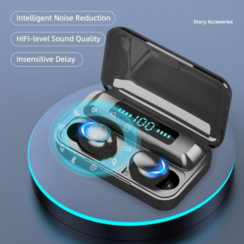 Headphone Wireless F.9 | Earphone Bluetooth F.9 | Headset Bluetooth Full Bass | TWS F.9 BT