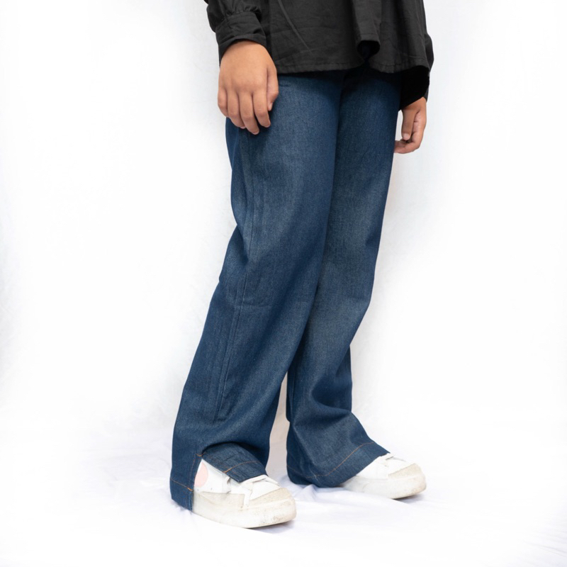 Jeans Kulot anak Clara, jeans anak tanggung, kulot anak tanggung, jeans anak, kulot anak, kulot rema
