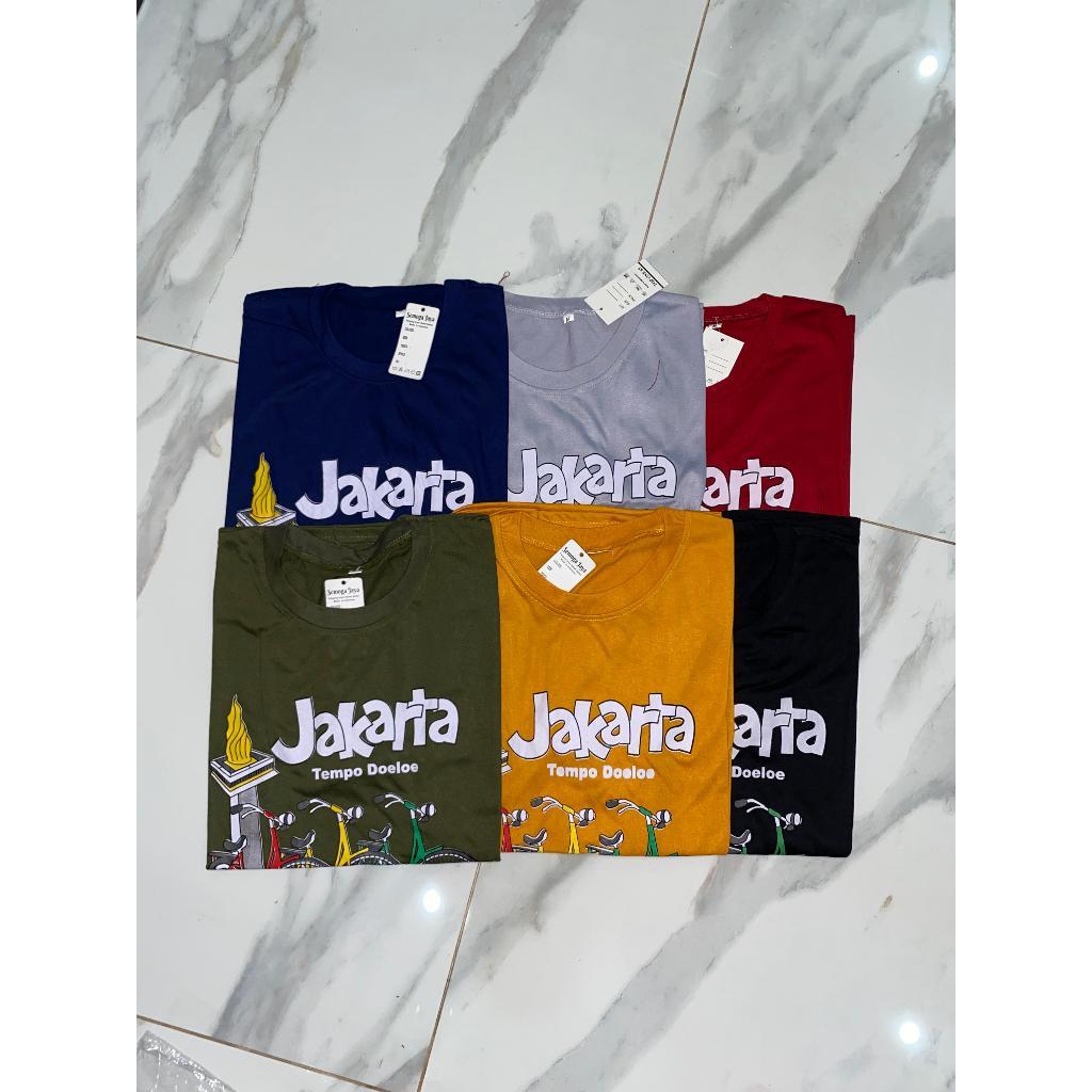 KAOS MONAS DEWASA TERLARIS / KAOS WISATA JAKARTA / KAOS MONAS MURAH / KAOS MONAS 100 RIBU 6 PCS