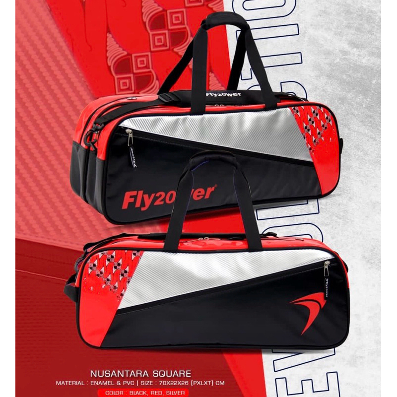 TAS BULUTANGKIS FLYPOWER NUSANTARA SQUARE BATIK