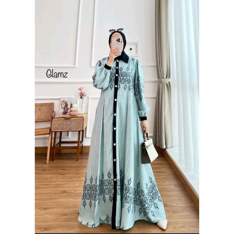Gamis Etnik bahan lionel richie by GLAMZ