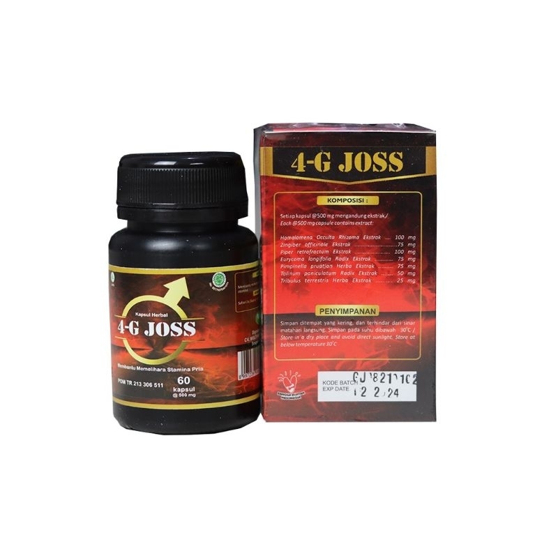 4G JOSS HERBAL ASLI ORIGINAL 4-G JOSS SUPLEMEN SUDAH BPOM DAN UI