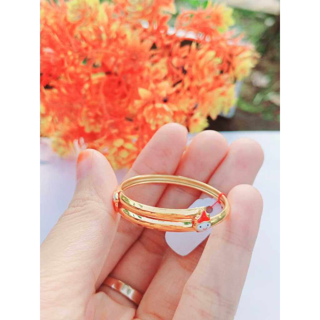 Gelang Baby New Born Emas Asli Bisa Dibesar Kecilkan Gelang Tangan Bayi Emas Asli Kado Gelang Untuk 