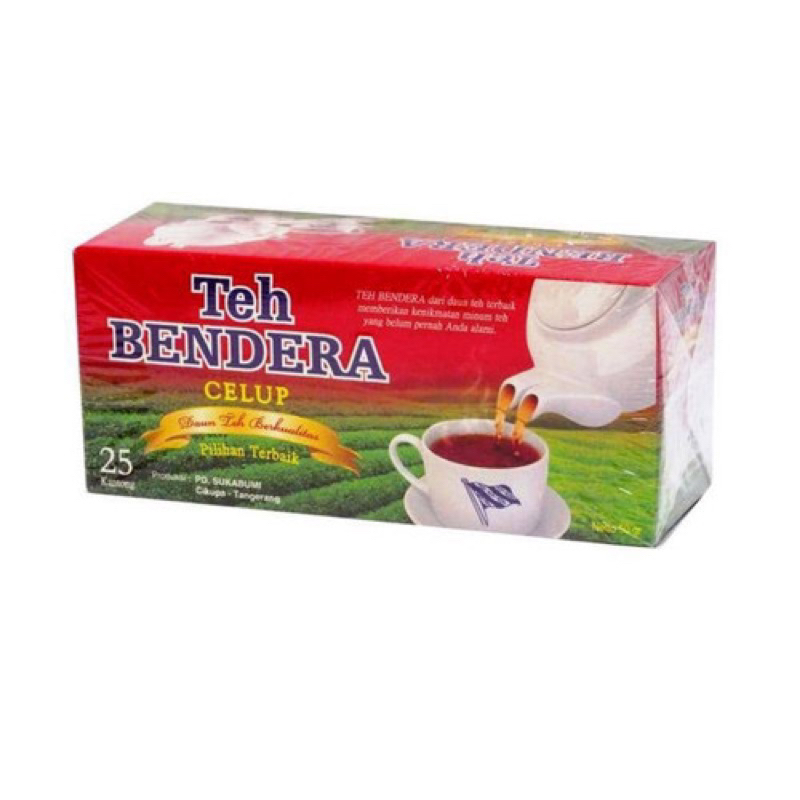 

Teh Bendera Celup kotak isi 25 pcs