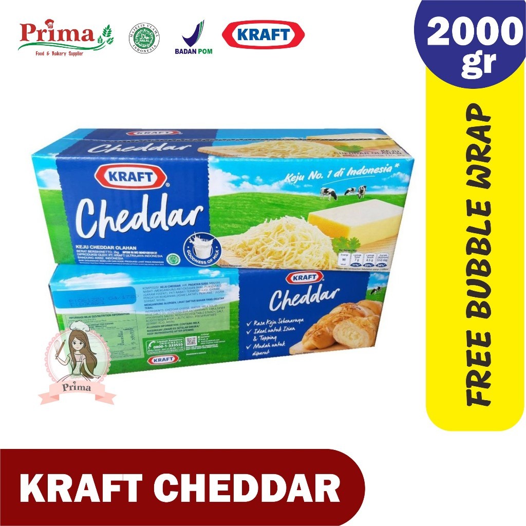 

Keju - Kraft keju cheddar 2kg