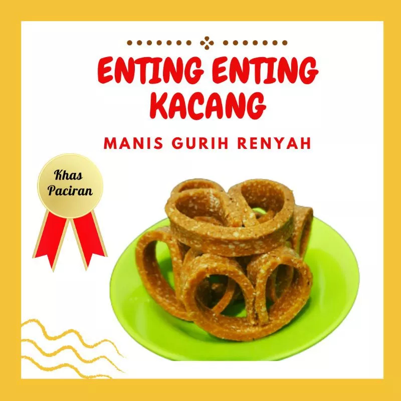 

Enting enting kacang manis gurih renyah khas paciran