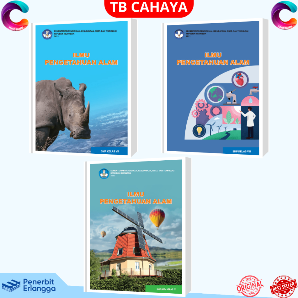 BUKU Paket Ilmu Pengetahuan Alam (ipa) kelas 7 8 9 VII VIII IX SMP Kurikulum MERDEKA 2022 KEMENTRIAN
