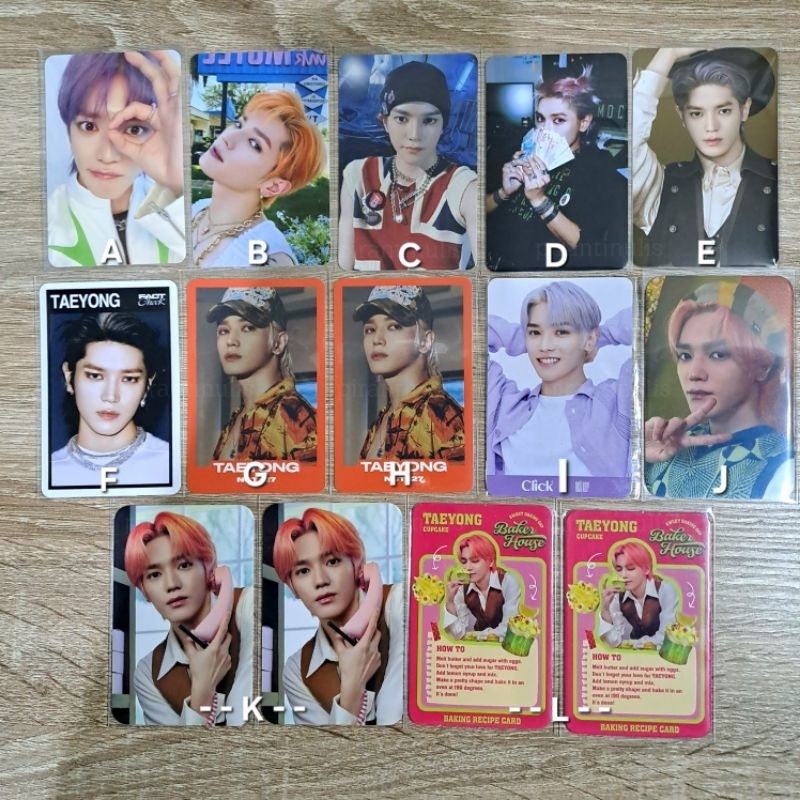 (2) AAB Photocard PC Taeyong QR Fact Check Steampunk NCT 127 Zone Baker House