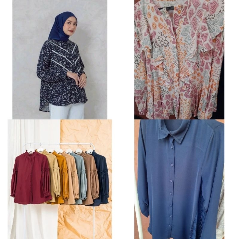 Preloved Wearing klamby Klamby WK wearingklamby Blouse Preloved Sophia Blouse Heaven light HL Prelov