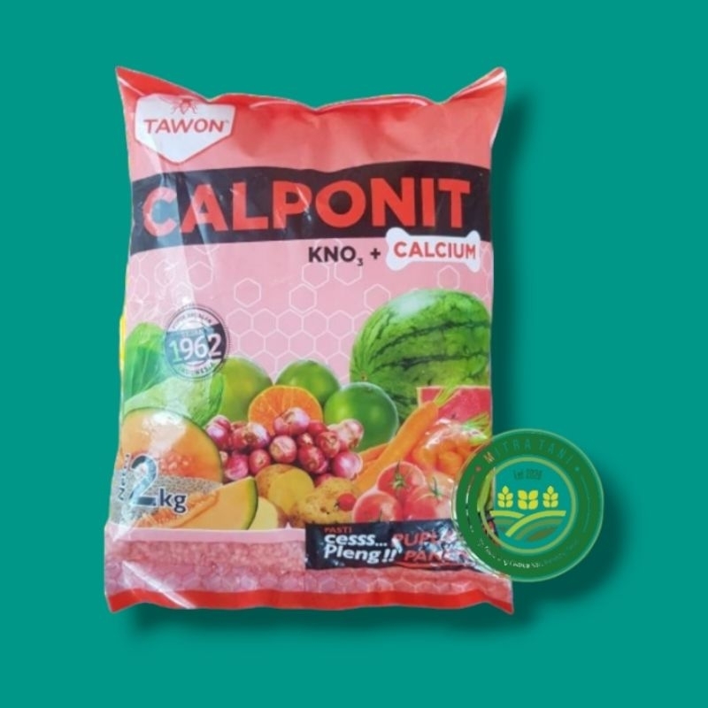 PUPUK CALPONIT KNO3 PLUS CALSIUM 2KG CAP TAWON