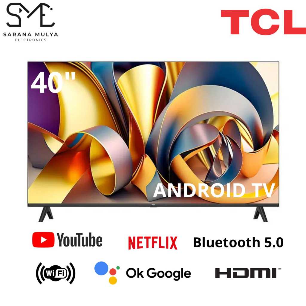 TCL 40 Inch Android TV 40A9 - Full HD - Android 11 - Ok Google