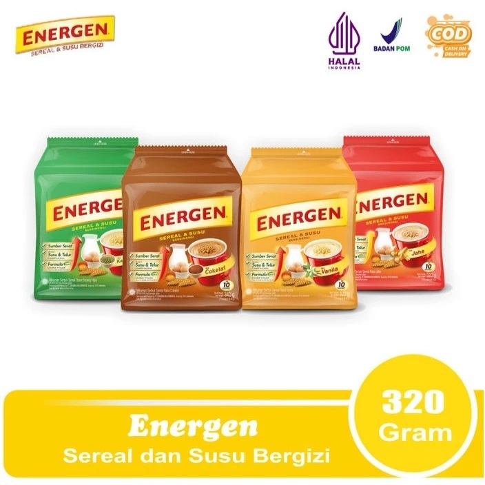 

Energen sereal 34gram x 10pcs semua varian rasa