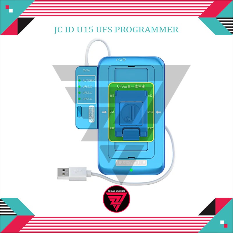 JC ID U15 UFS Programmer  With Socket BGA153/BGA254/297