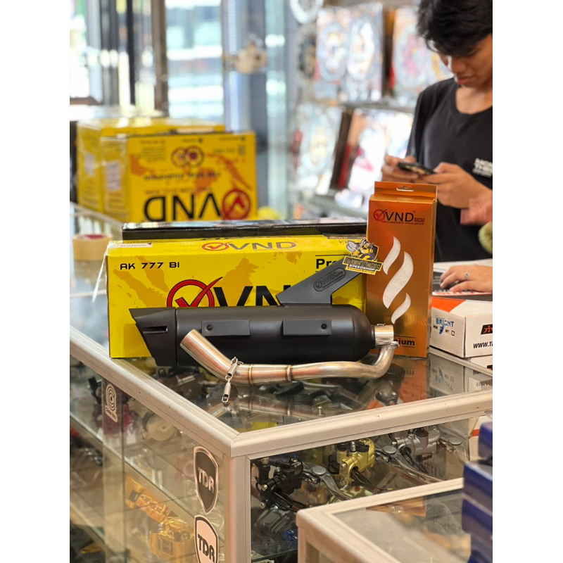 KNALPOT VND AK 777 BEAT/SCOOPY, FAZZIO ORIGINAL VND