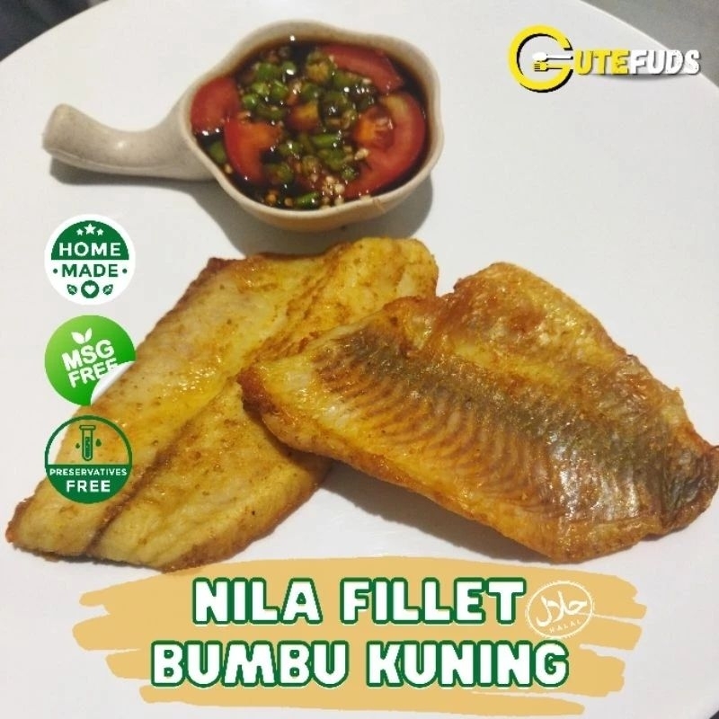 

Ikan Nila Fillet Bumbu Kuning Isi 4 Sisi TANPA MSG