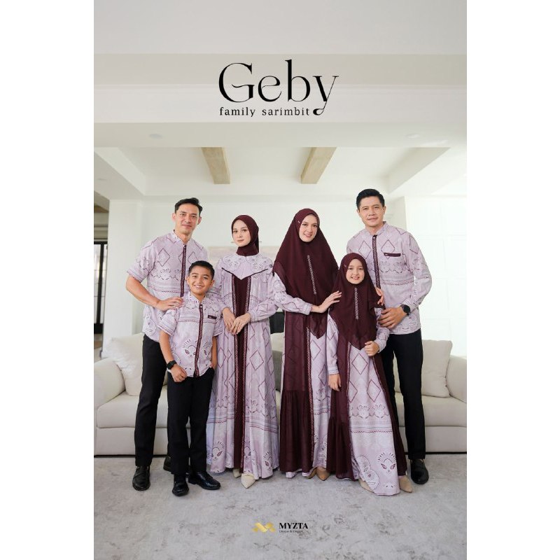 MYZTA GEBY FAMILY SARIMBIT SET HIJAB