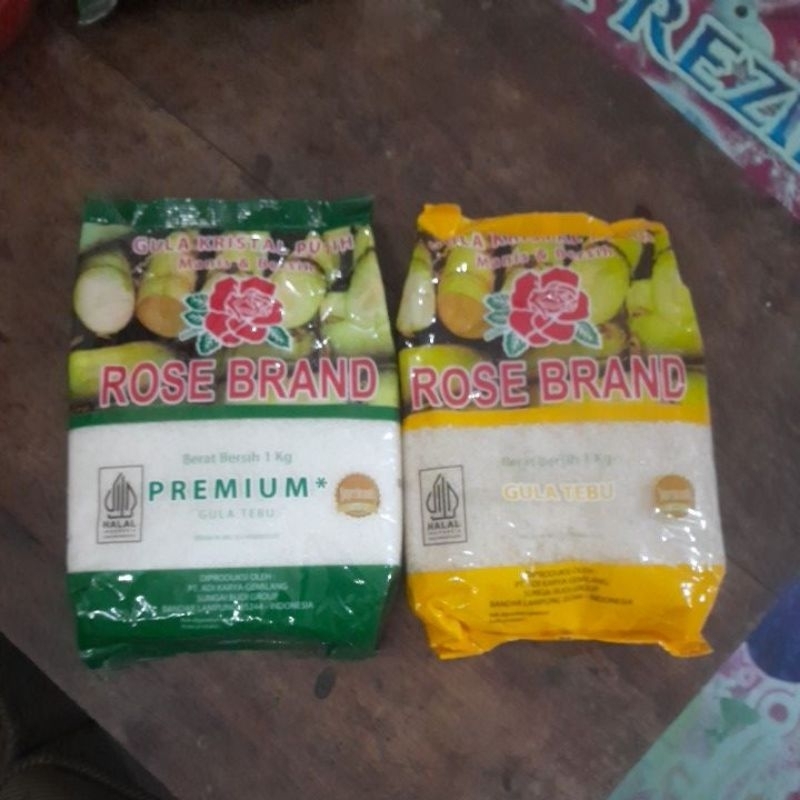 

Rose Brand 1kg kemasan hijau/kuning (baca deskripsi)