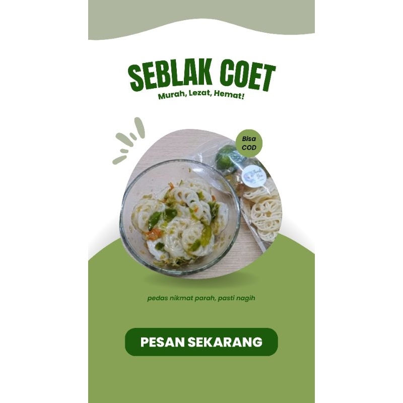 

Seblak coet kw bang rafael pedas mantap
