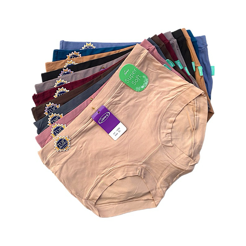 6pcs-cd SOREX 1238 supersoft-pakaian dalam perempuan dewasa poliester-celana dalam cewek berkualitas