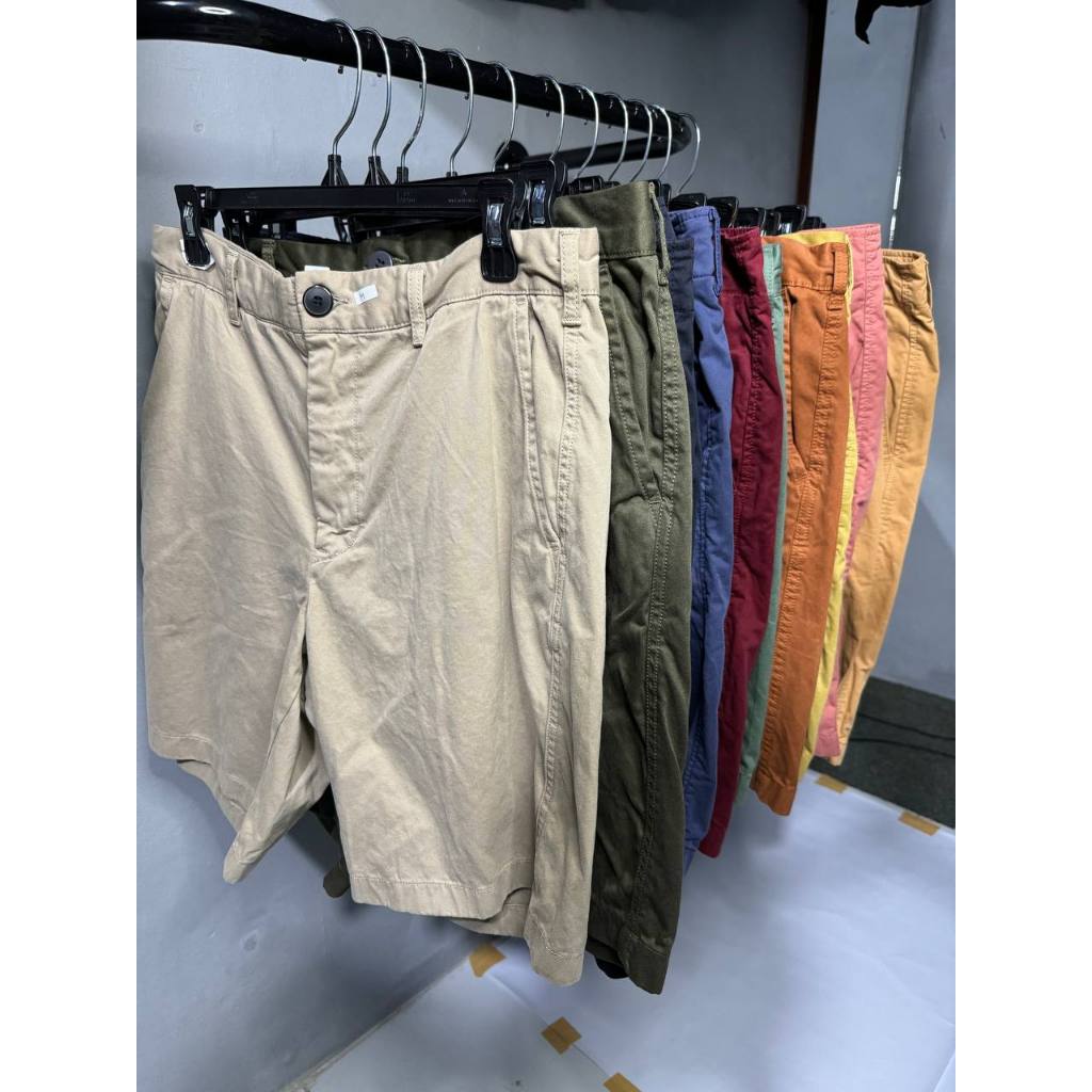 Celana Pendek Chino Pria Casual Uniqlo Original