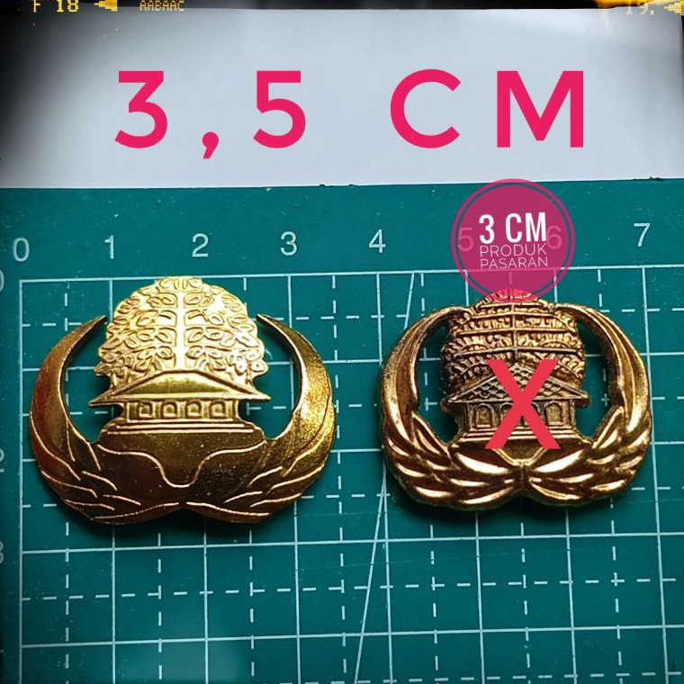Get It Now Pin Korpri  Magnet  Real Handmade  Kuningan Original  Anti Luntur  Terlengkap  Semua Ukur