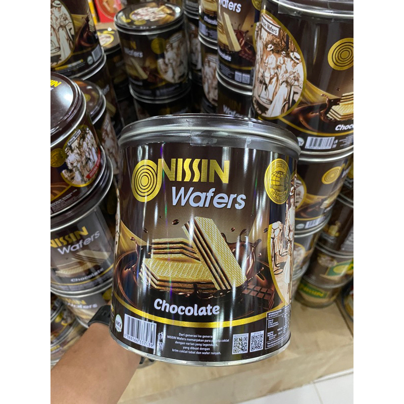 

Nissin Wafer Coklat 570gr | Wafer Kaleng | Nissin Wafer | Jajan kaleng | Jajan Lebaran