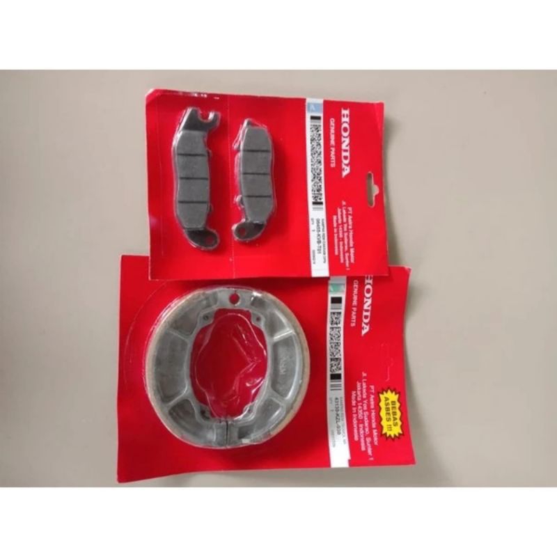 KAMPAS REM DEPAN BELAKANG HONDA VARIO 110 KARBU 110 TECHNO KARBU ORIGINAL