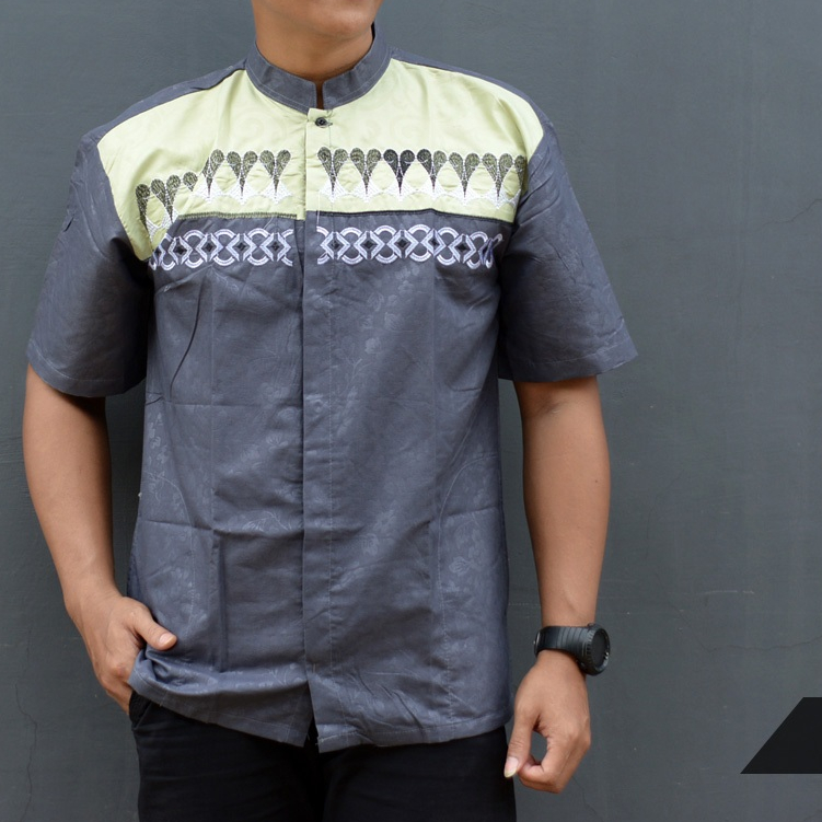 Grosir Trolis Original iTFASH SKB baju koko pria M L XL Embos Micro Polymicro polimicro cowok lengan