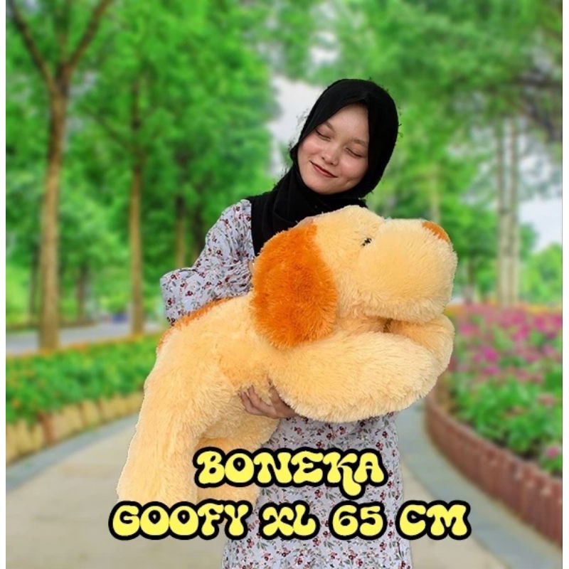 Boneka Anjing Lucu Ukuran Besar XL untuk Teman Tidur