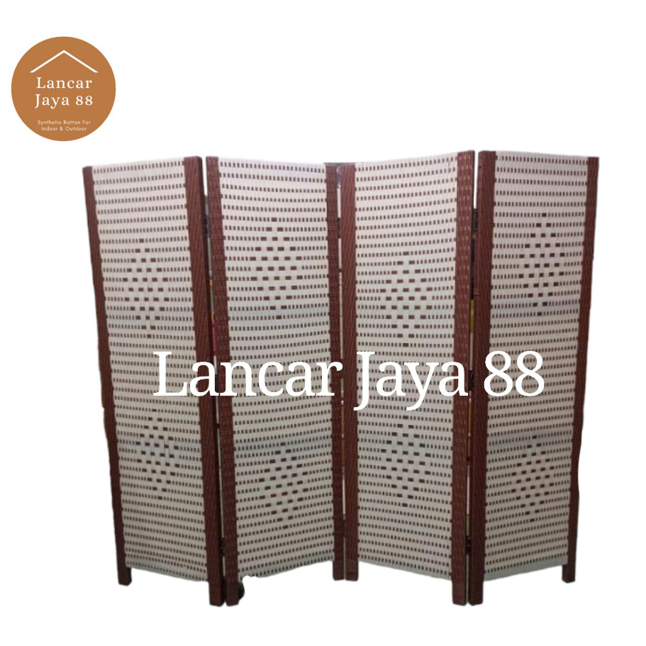 Sketsel Ruangan Rotan Sintetis 4 Pintu