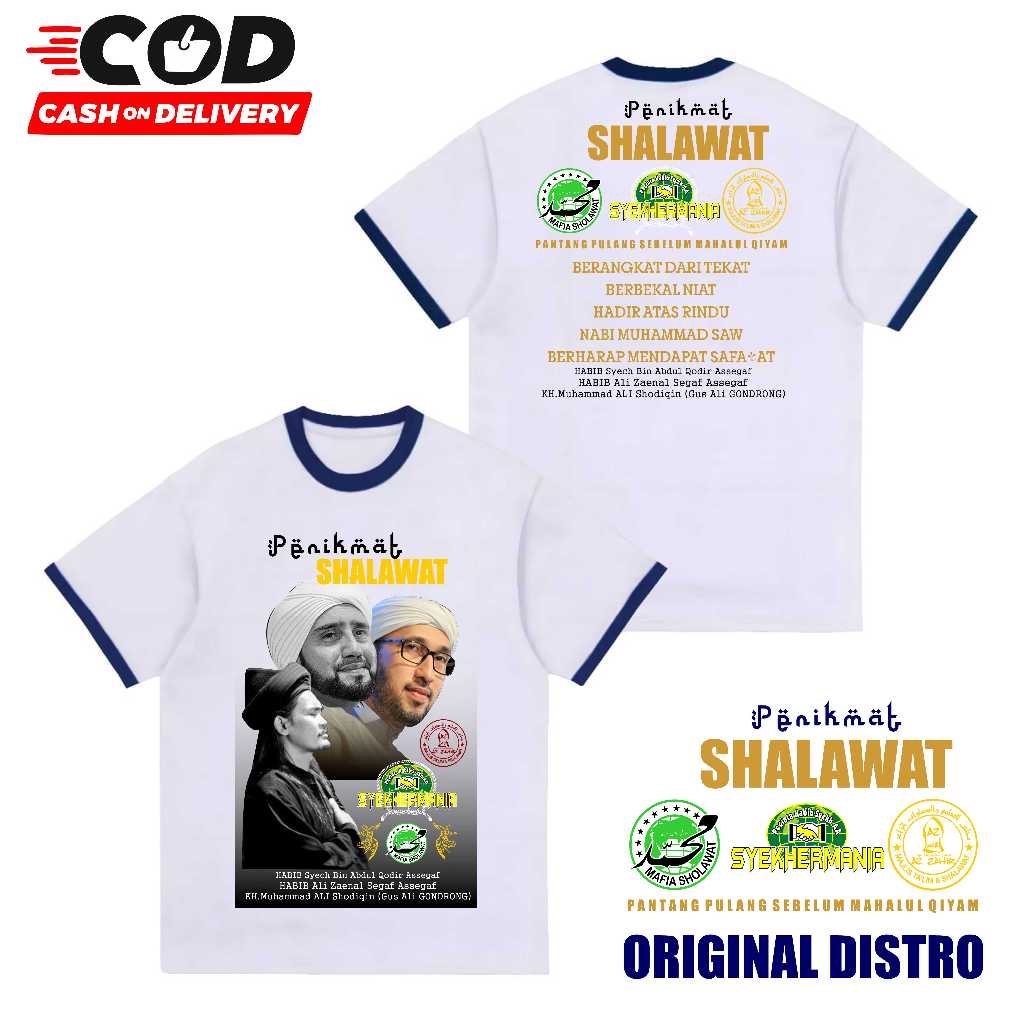 KAOS DISTRO PENIKMAT SHOLAWAT DISTRO HABIB SYEKH/HABIB ABIDIN/GUS ALI GONDRONG/MAFIA SHOLAWAT/SYEKHE