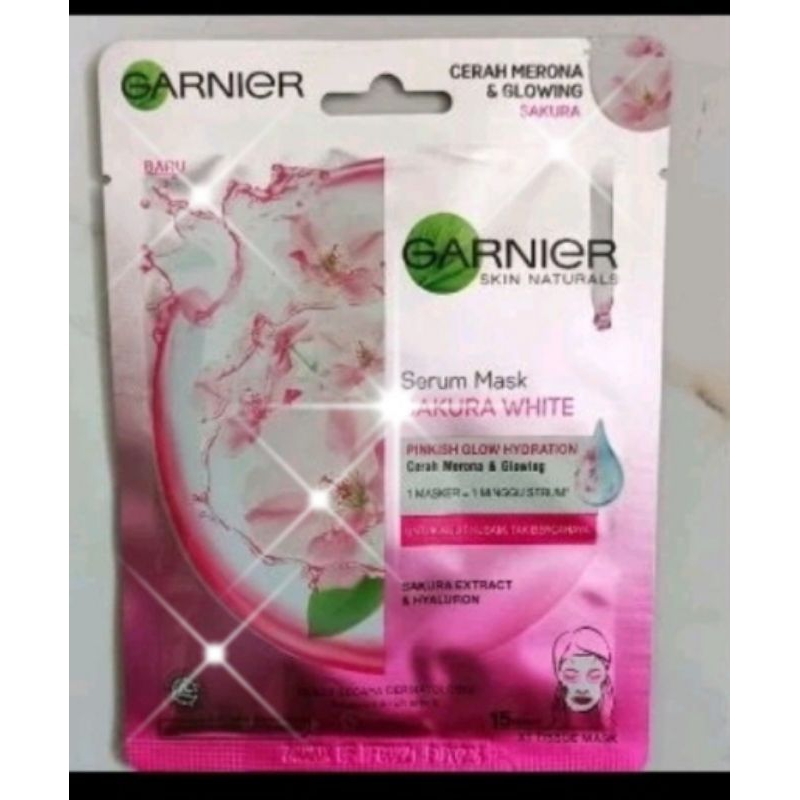 GARNIER  SERUM MASK SAKURA WHITE