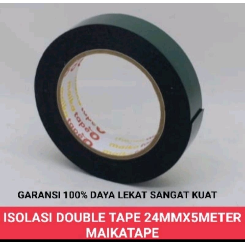 

isolasi double tape 23mmx5meter. bahan berkwalitas