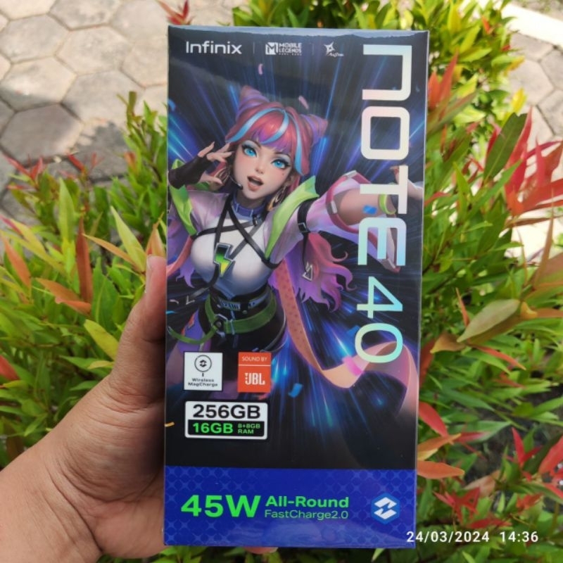 Infinix Note 40 8/256Gb Free Wireless Charging