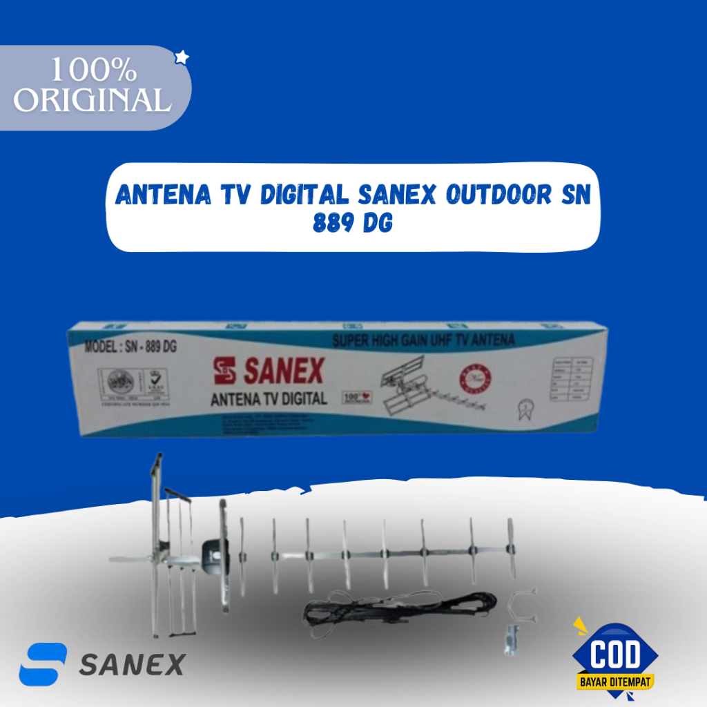 Sanex Antena TV Digita Outdoor Antena Komplit Antena Murah Antena Tv Tabung Antena STB Antena Smart 